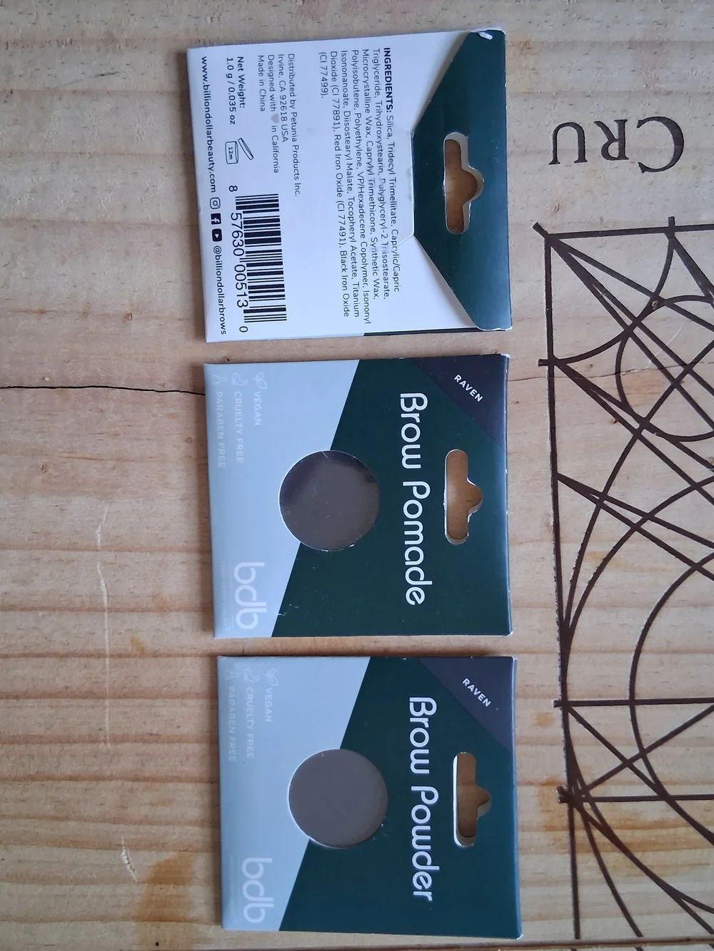 BDB brow pomade